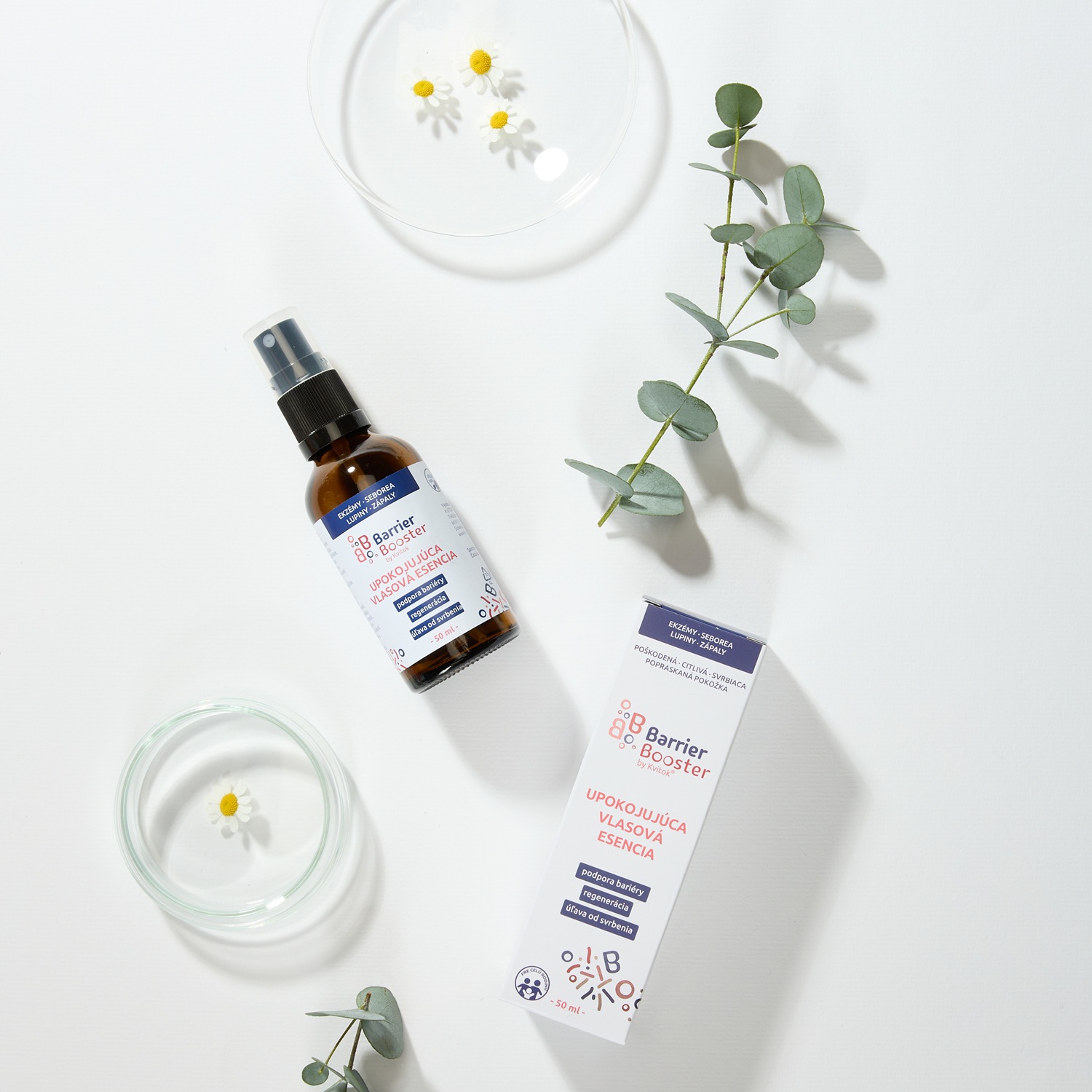 bb upokojujúca vlasová esencia